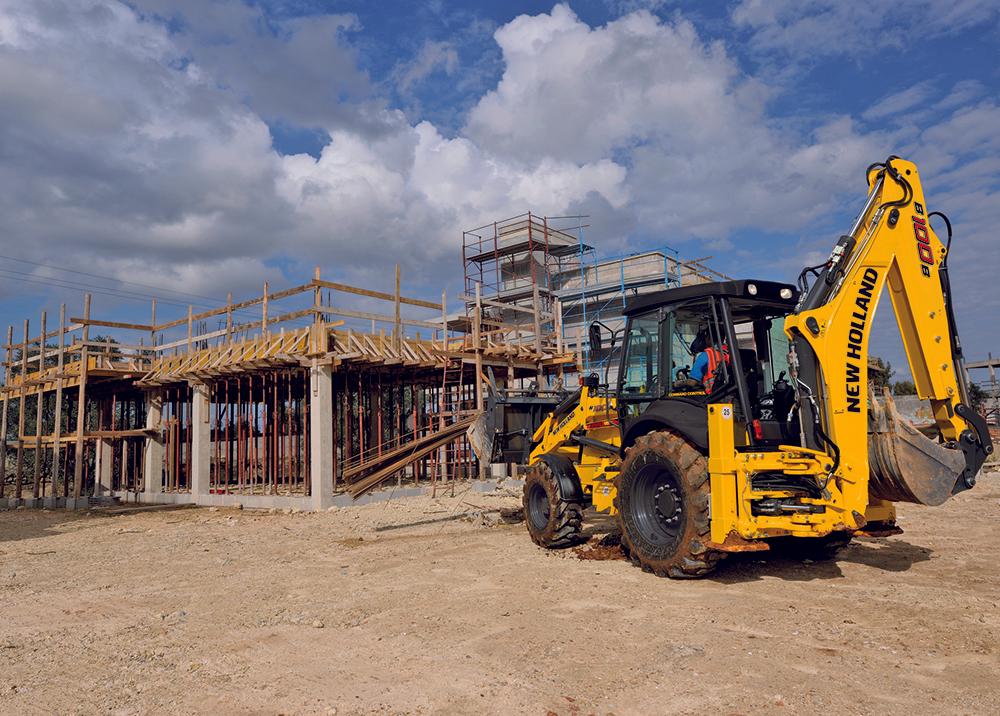 Экскаватор-погрузчик NEW HOLLAND B100B 3