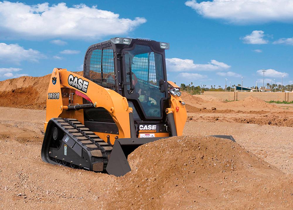 Гусеничный мини-погрузчик CASE TR320B 2
