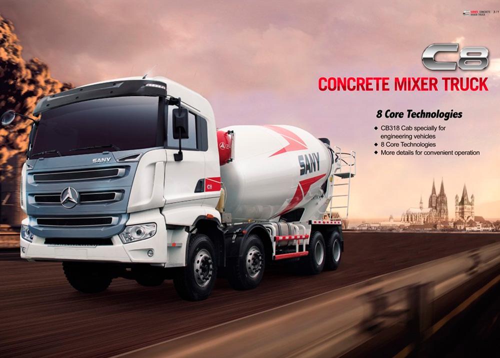 Автобетоносмеситель Sany SY310C-6W 3