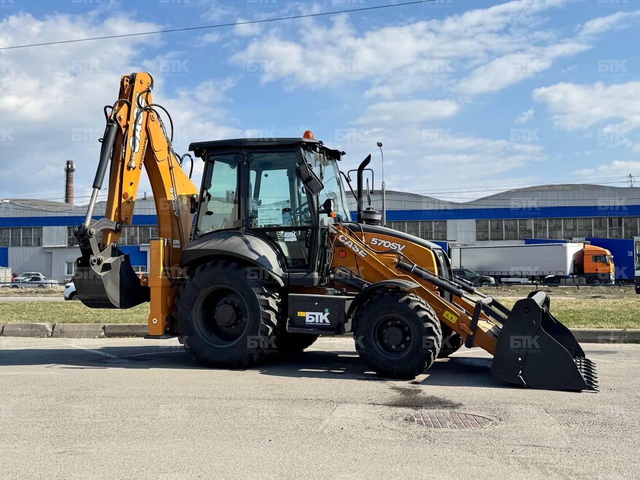 Экскаватор-погрузчик CASE 570SV 3