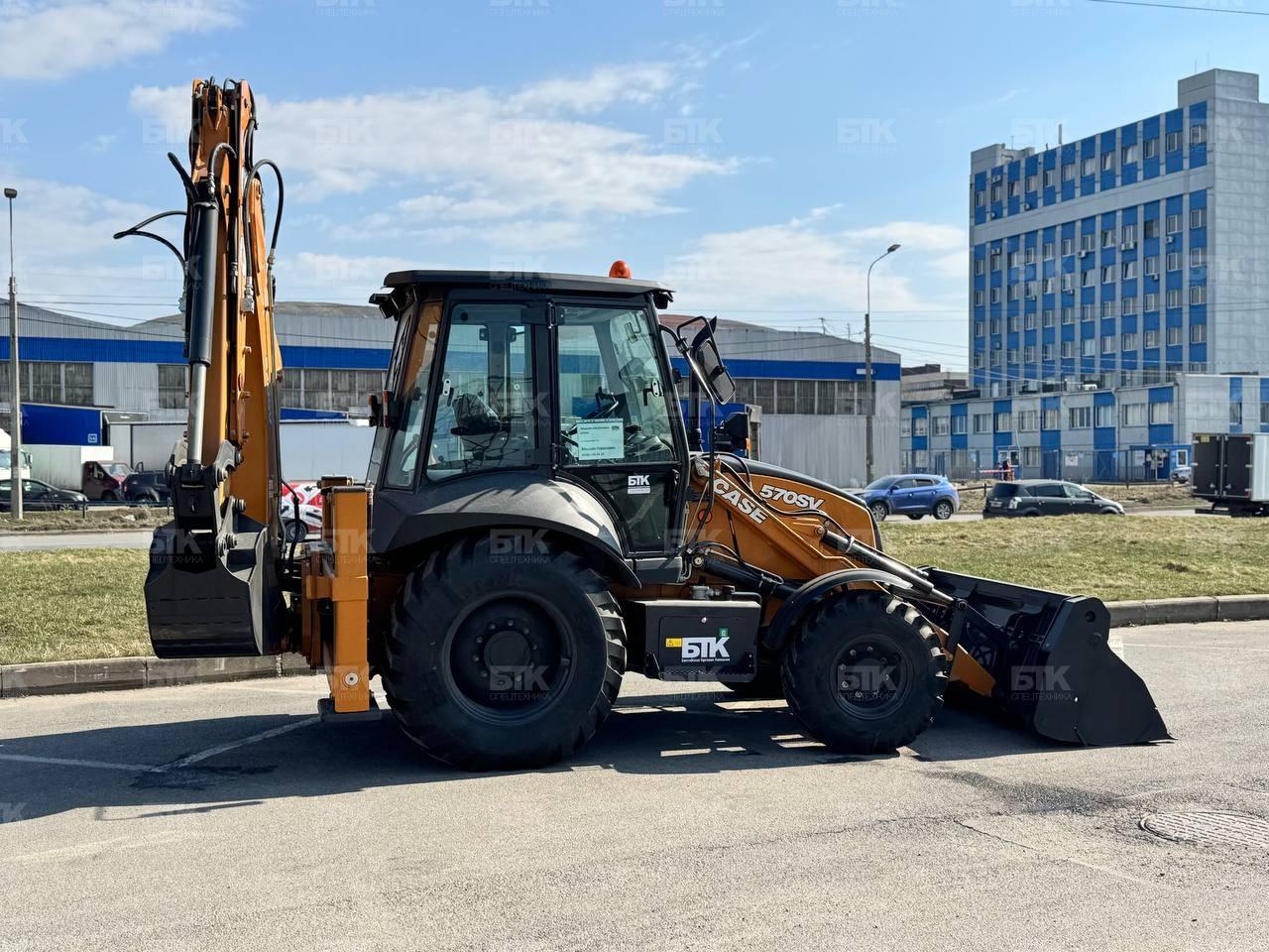 Экскаватор-погрузчик CASE 570SV 4