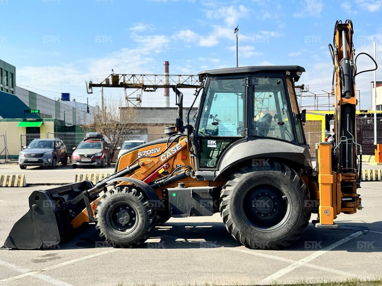 Экскаватор-погрузчик CASE 570SV 7