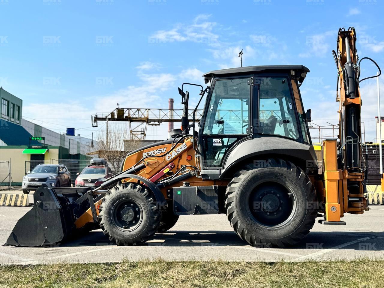Экскаватор-погрузчик CASE 570SV 8