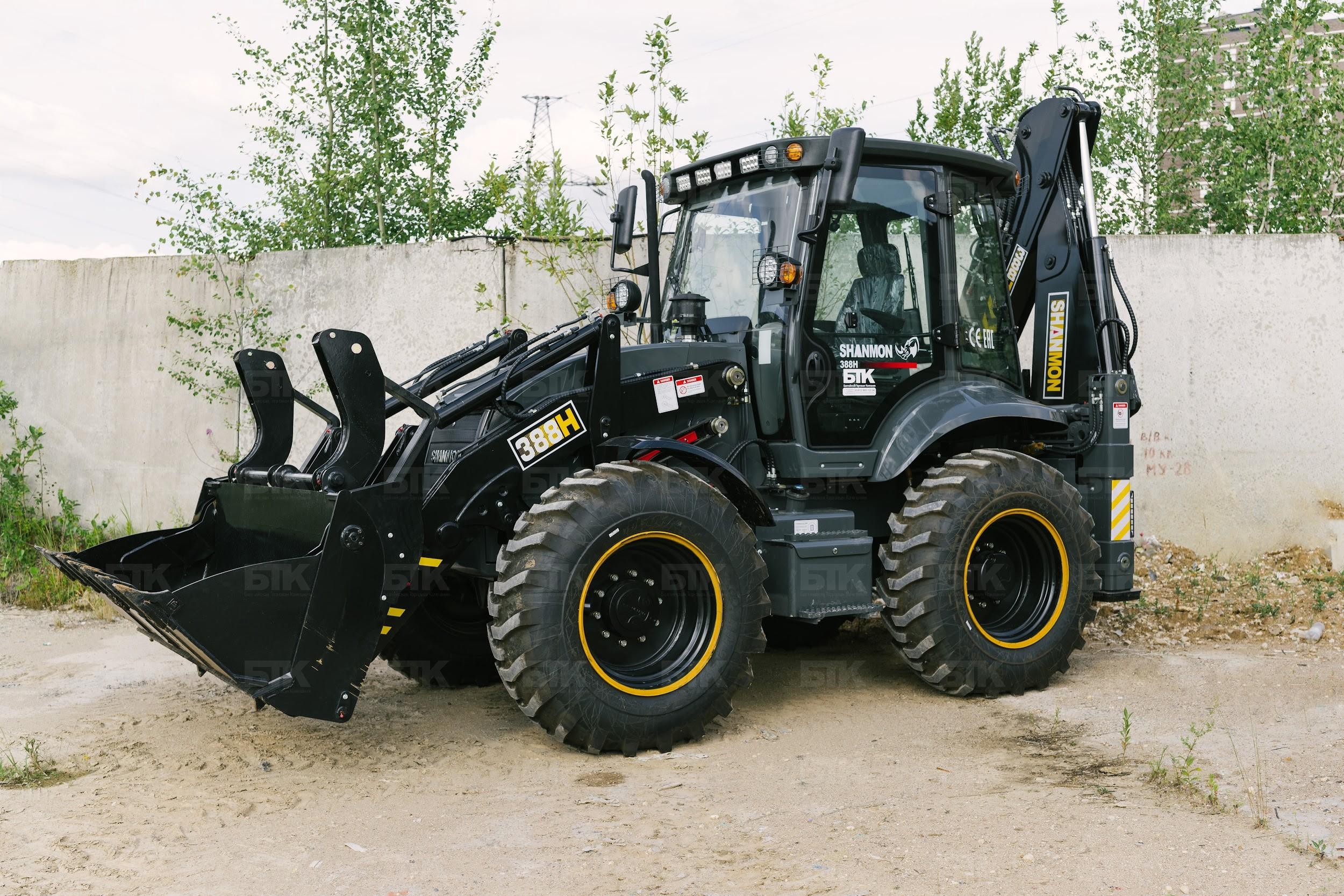 Экскаватор-погрузчик Shanmon 388H, BE Cummins 2025 6