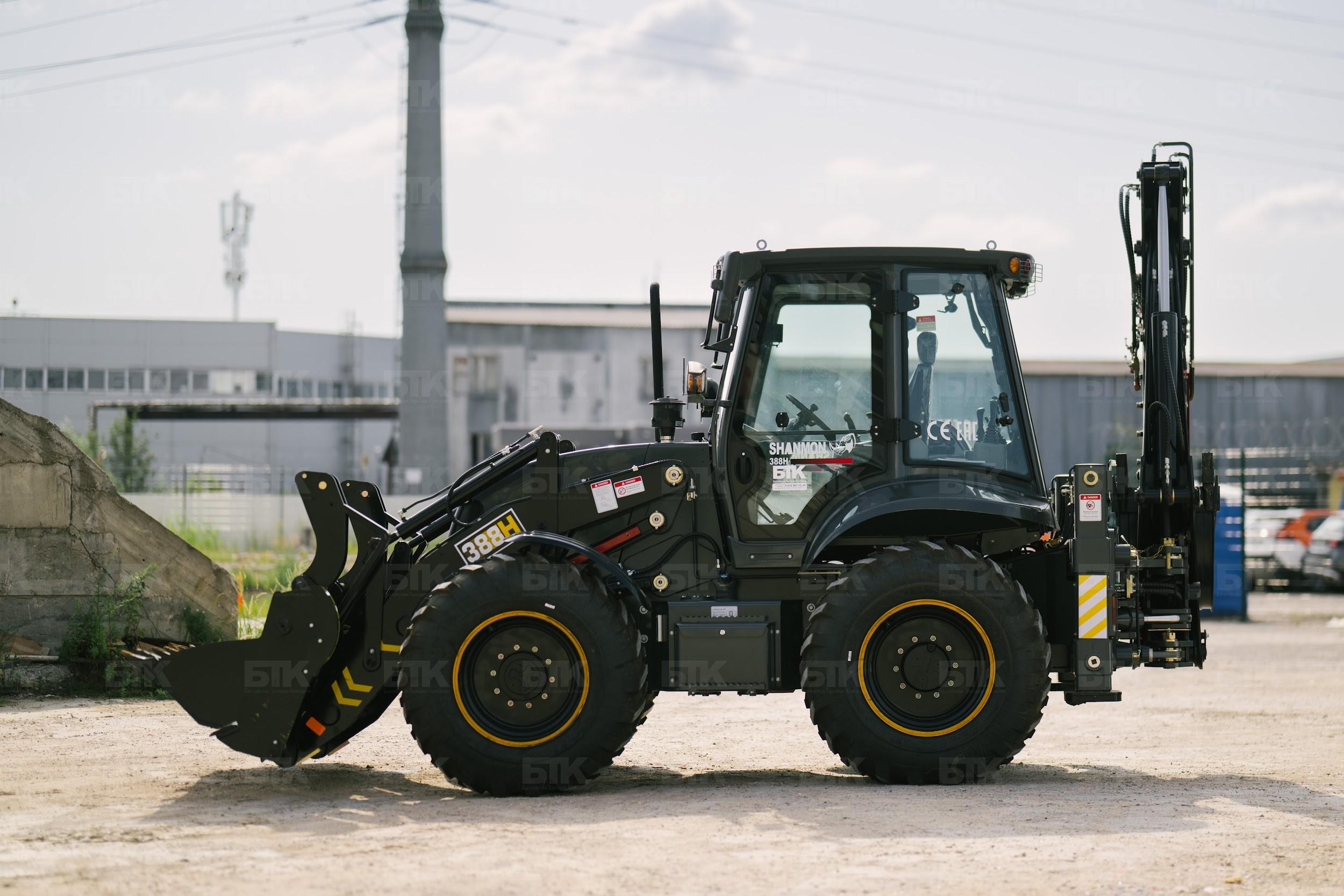 Экскаватор-погрузчик Shanmon 388H, BE Cummins 2025 7