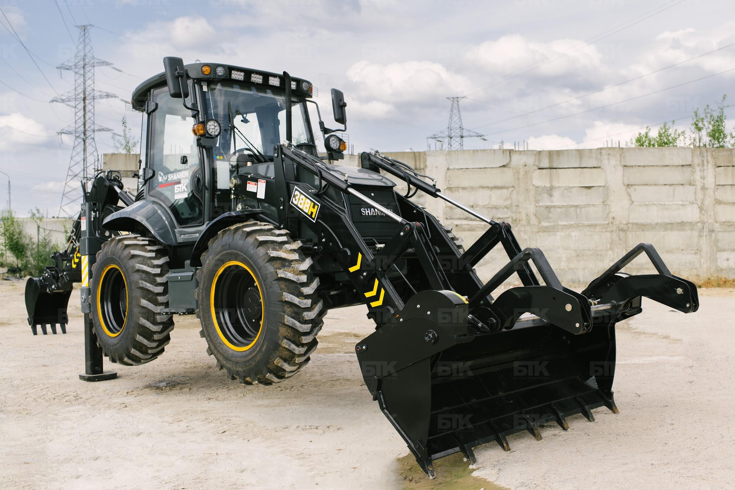 Экскаватор-погрузчик Shanmon 388H, BE Cummins 2025 10