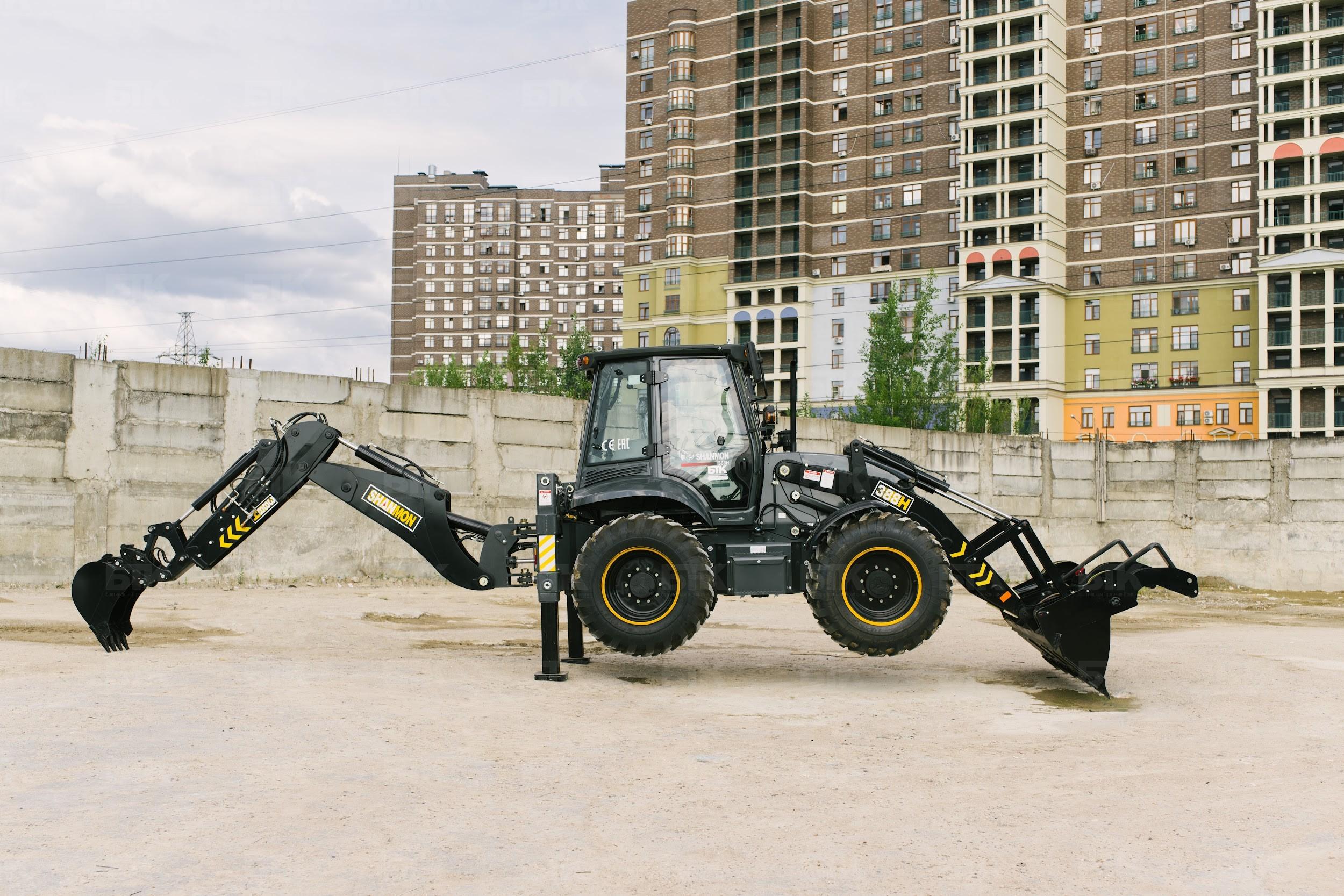 Экскаватор-погрузчик Shanmon 388H, BE Cummins 2025 11