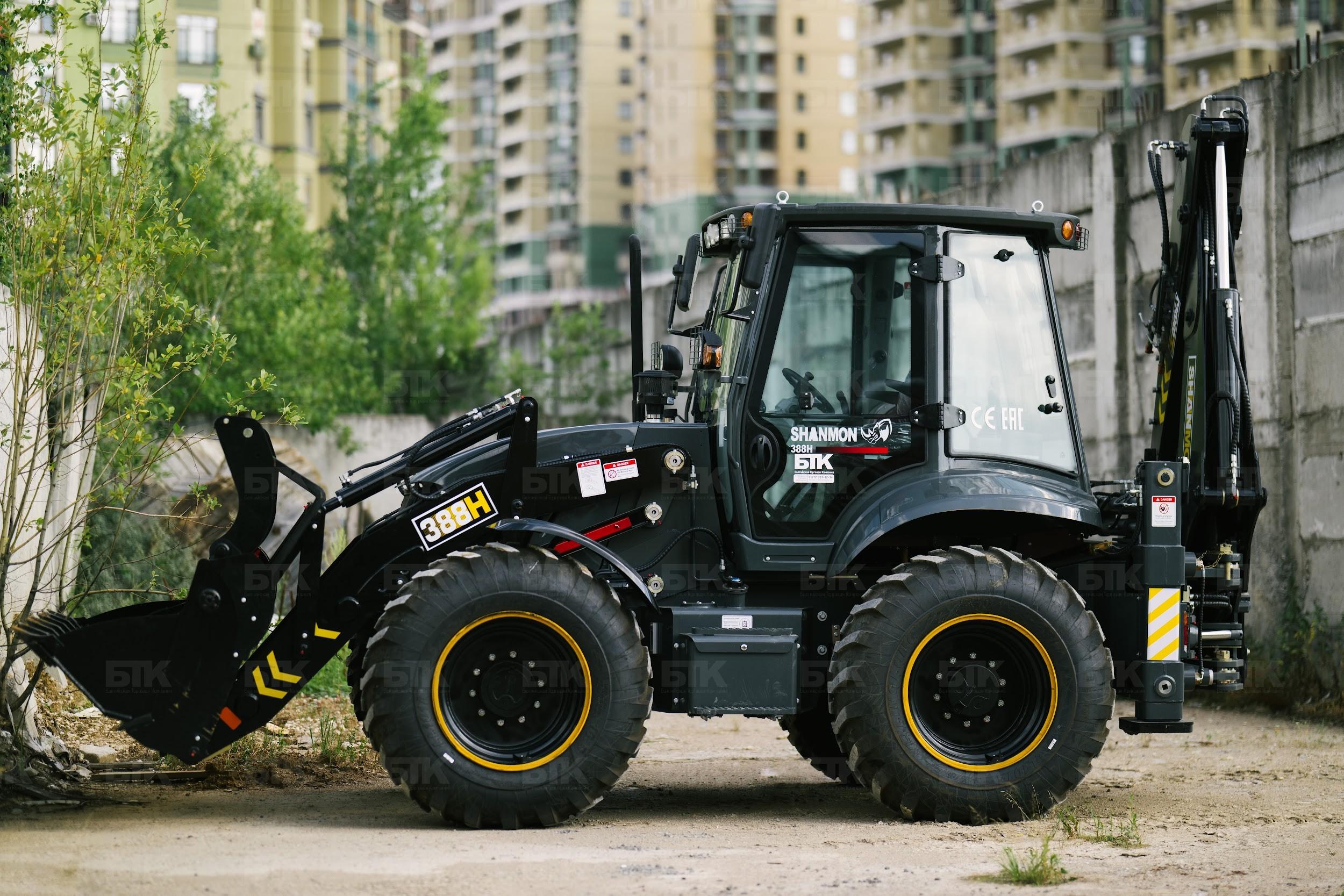 Экскаватор-погрузчик Shanmon 388H, BE Cummins 2025 4