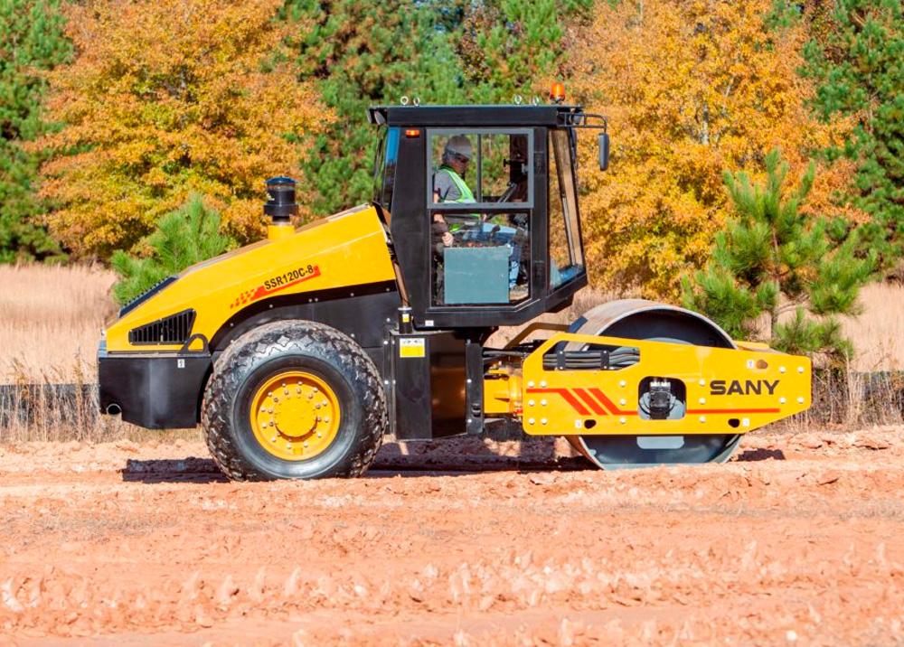 Грунтовый каток SANY STR100C 2