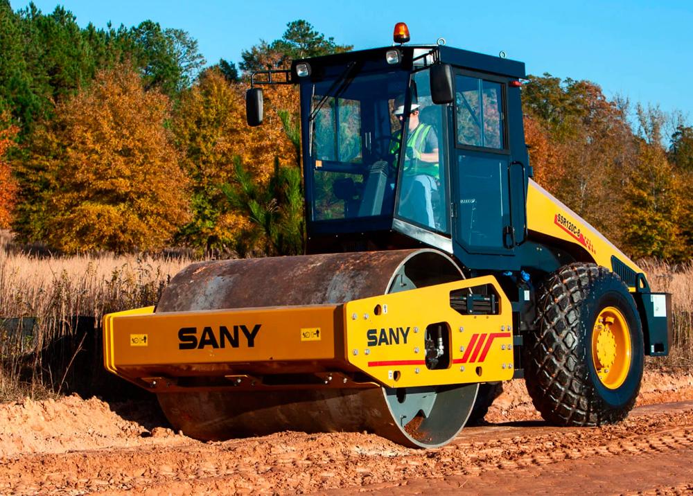 Грунтовый каток SANY STR100C 3