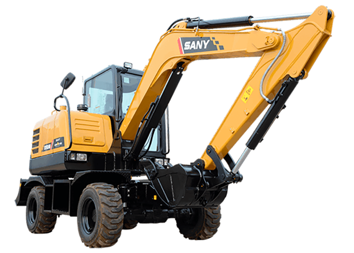 Колесный экскаватор SANY SY210W