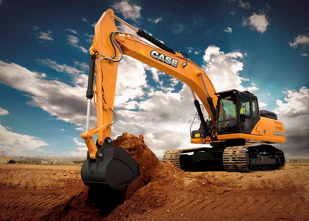Гусеничный экскаватор CASE CX300C 4