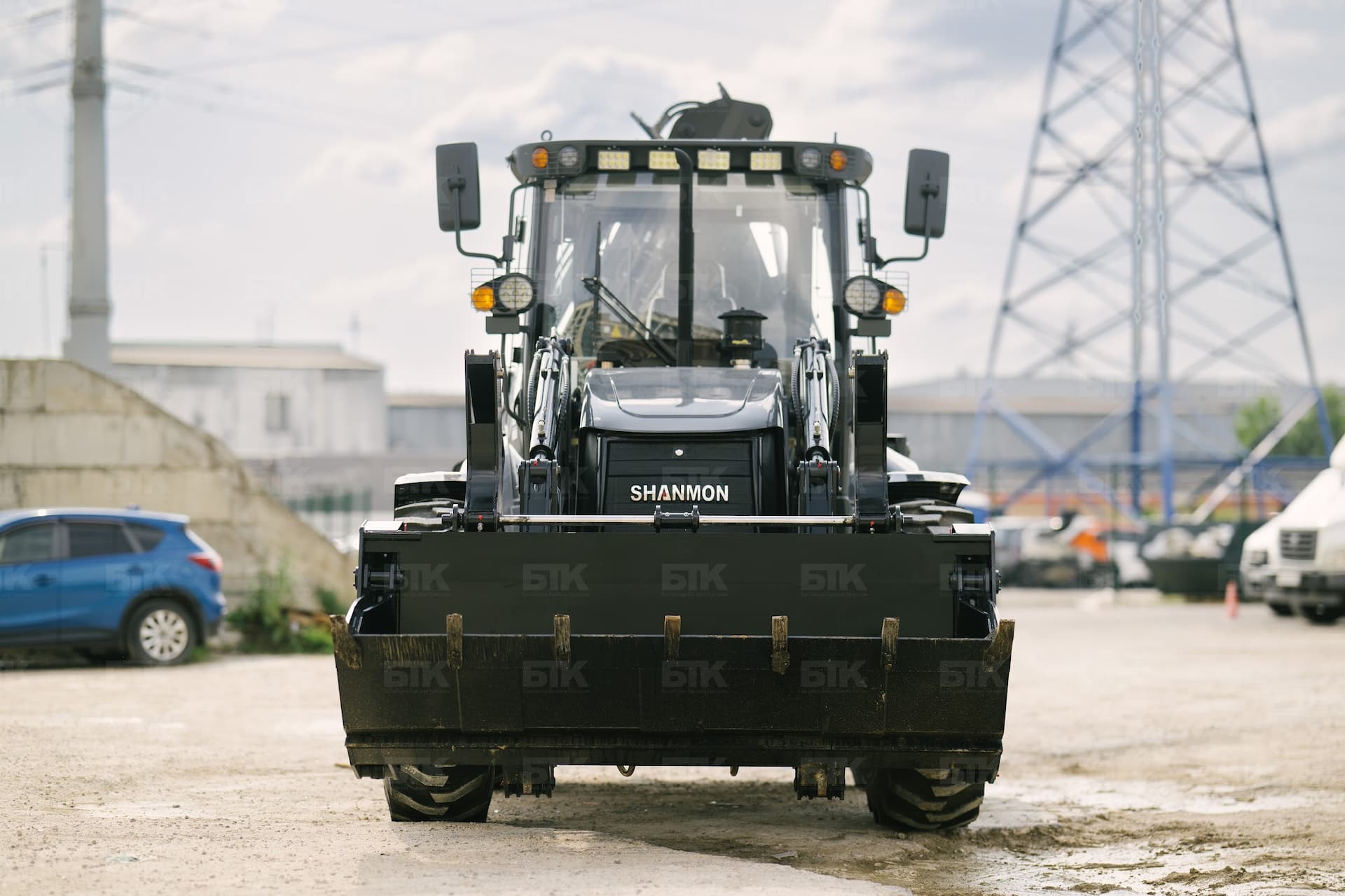 Экскаватор-погрузчик Shanmon 388H, BLACK EDITION
