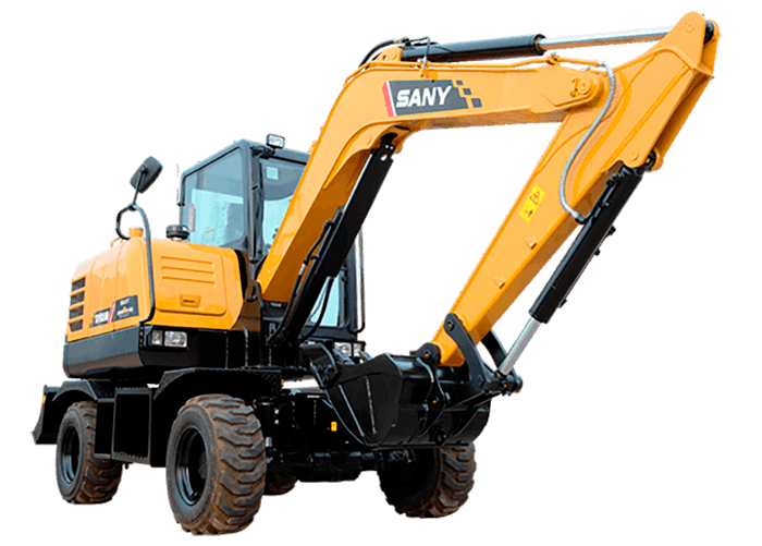 Колесный экскаватор SANY SY210W